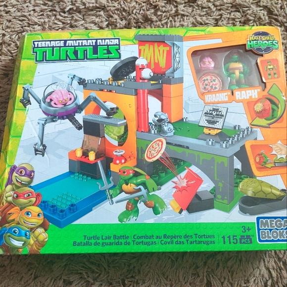 Mega Bloks Other - Mega Bloks Turtles Battle Lair Set TMNT
